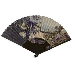 Vintage Spanish Themed Dancers on Hand Folding Fan